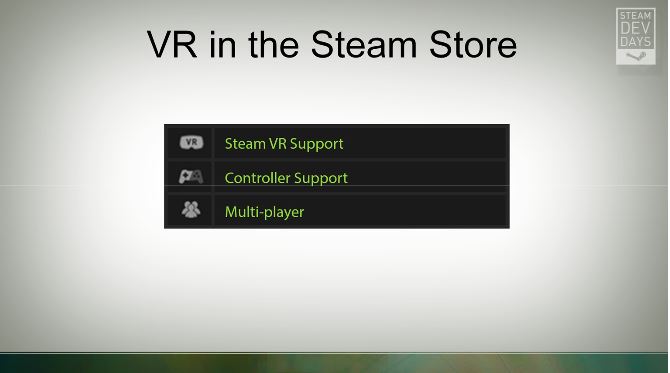 Der neue VR-Indikator im Steam Store. [Quelle: Valve/Ludwig]