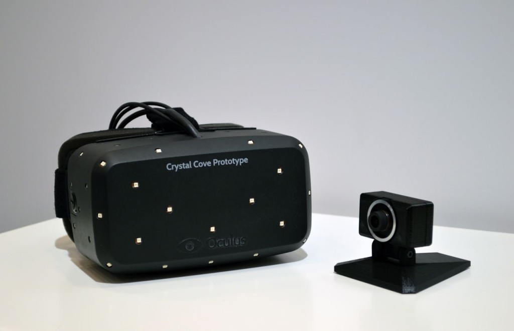 Der Oculus Rift Prototyp “Crystal Cove” mit Kamera. Quelle: Oculus VR