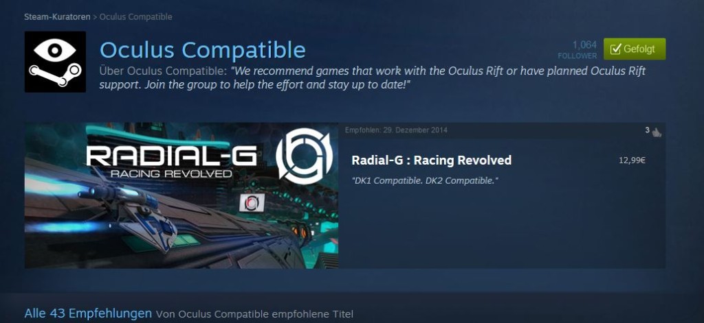 Steam Games mit Oculus Rift Support Bloculus Das Virtual
